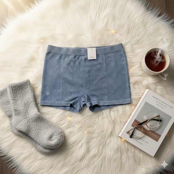Colsie Other - NWT Colsie Women's Boy Shorts Dark Blue Size L